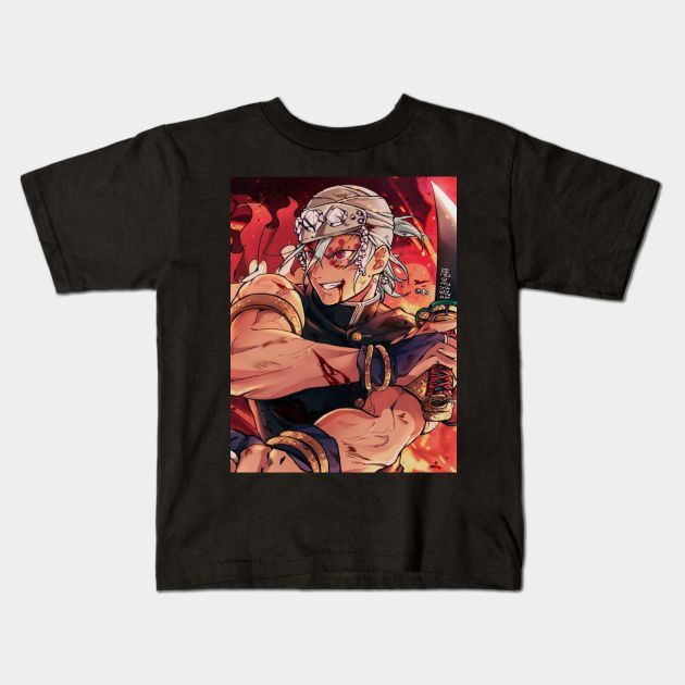 TENGEN UZUI MERCH VTG Kids T-Shirt by funnymushroomz